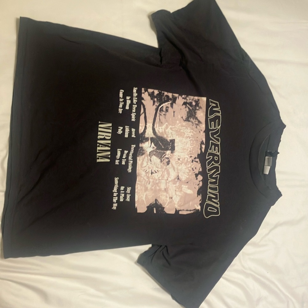 Nirvana Black Graphic T-Shirt